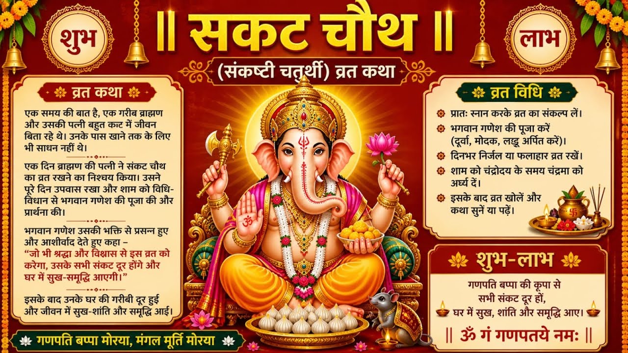 सकट चौथ व्रत कथा । सकट चौथ की कहानी । sakat chauth ki kahani - Tilkuta #saralkatha #sakatchauth 
