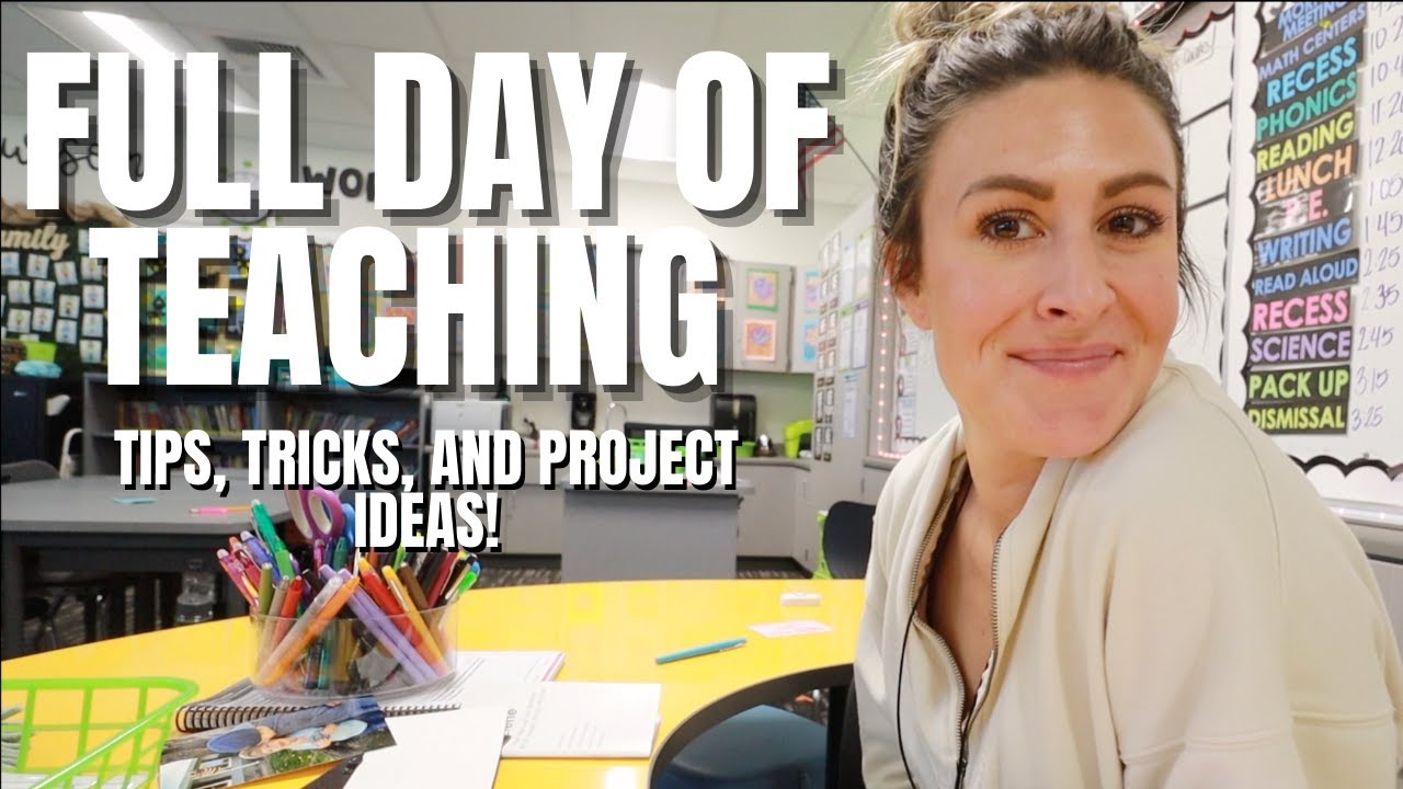 A Typical Day of Teaching - Tips and Tricks! | Teacher Vlog