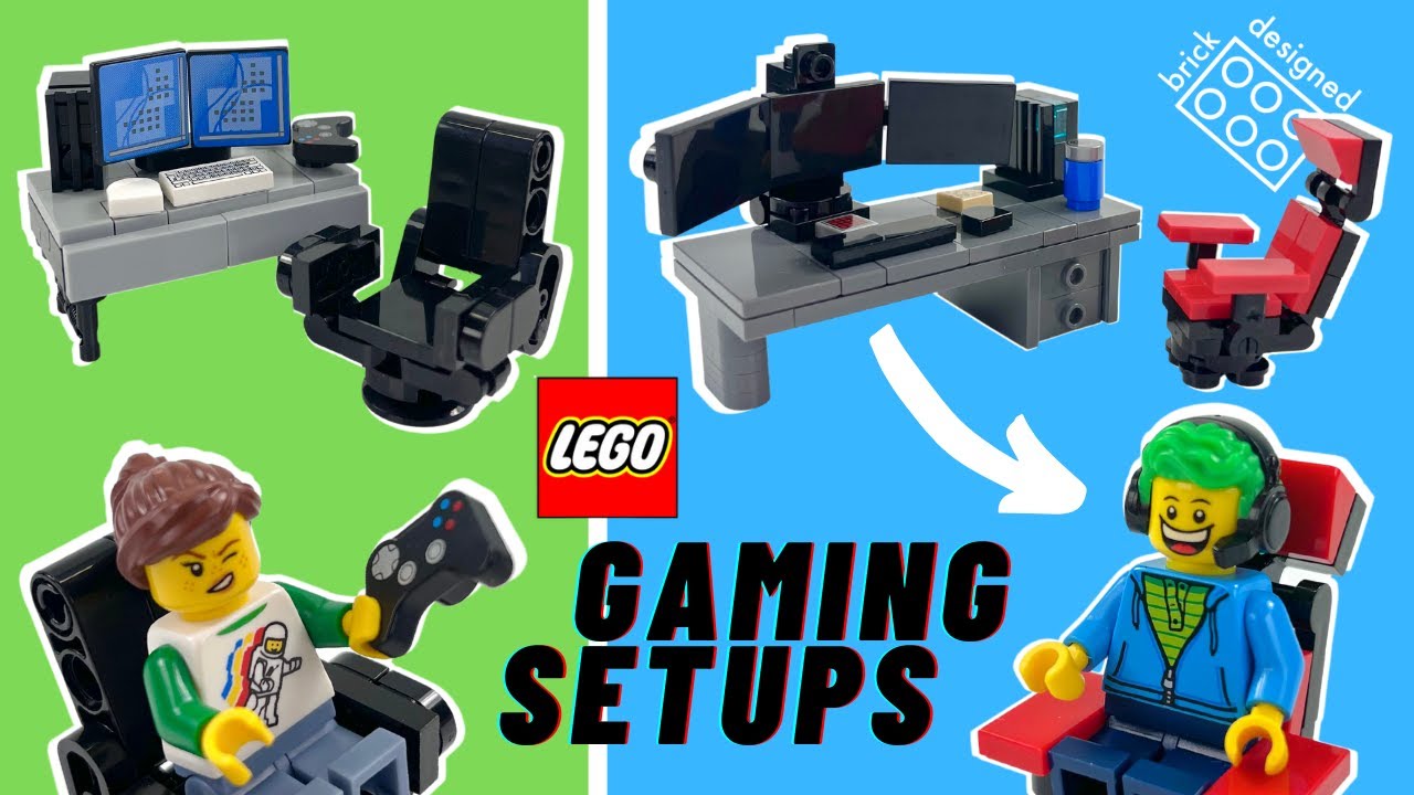 Как собрать ИГРОВУЮ СИСТЕМУ из LEGO!