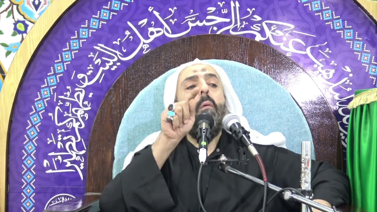 المأتم مخصص للسيدة فاطمة الزهراء عليه السلام والسيدة فاطمة المعصومة عليه السلام ‏الشيخ حسين الفهيد