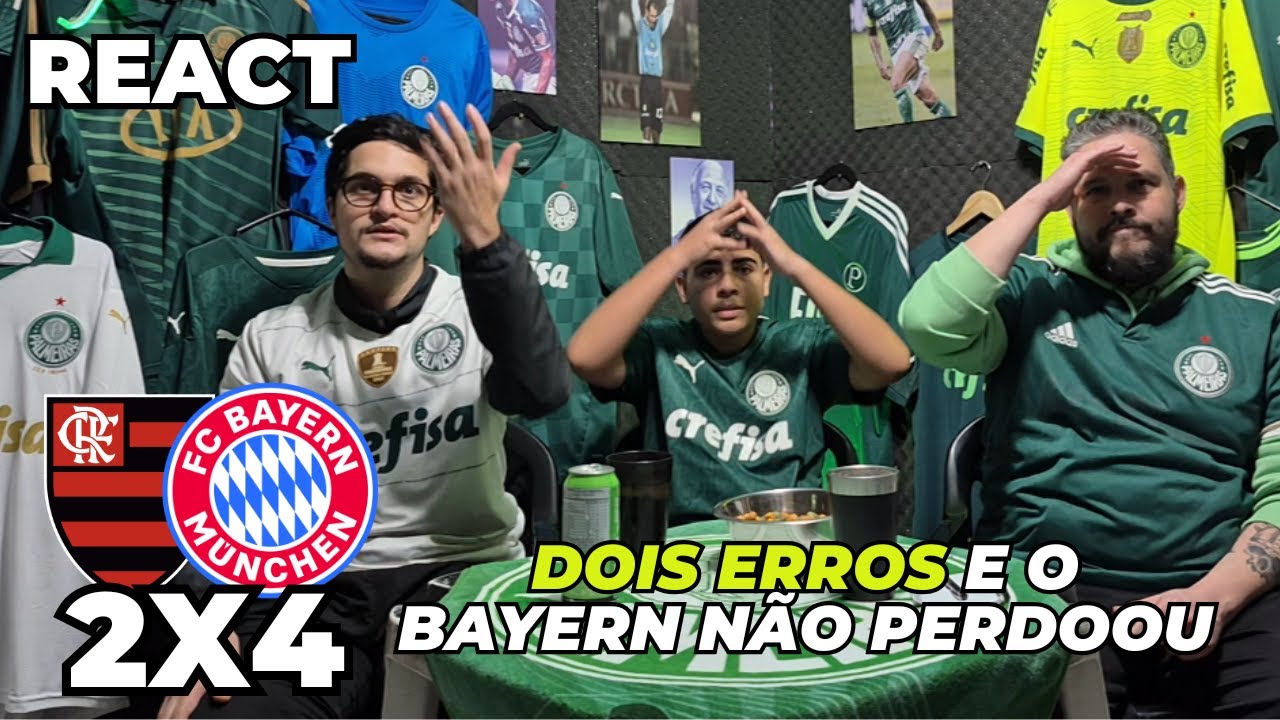 REACT FLAMENGO 2X4 BAYERN DE MUNIQUE | FOI UM JOGAÇO!  | COPA DO MUNDO DE CLUBES DA FIFA 2025