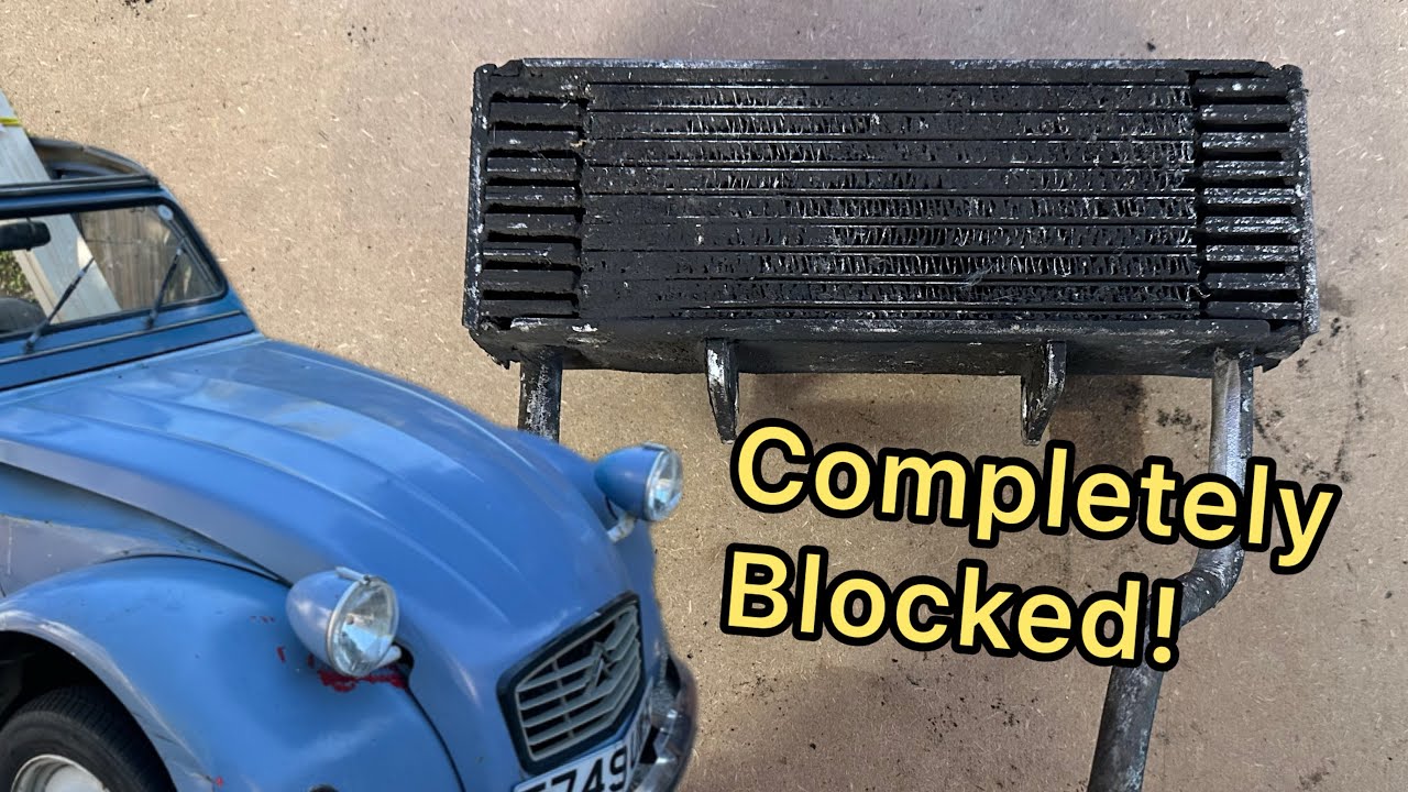 Blocked Oil Cooler? The Hidden 2CV Fix That Could Save Your Engine! #Citroen2cv #ClassicCitroen
