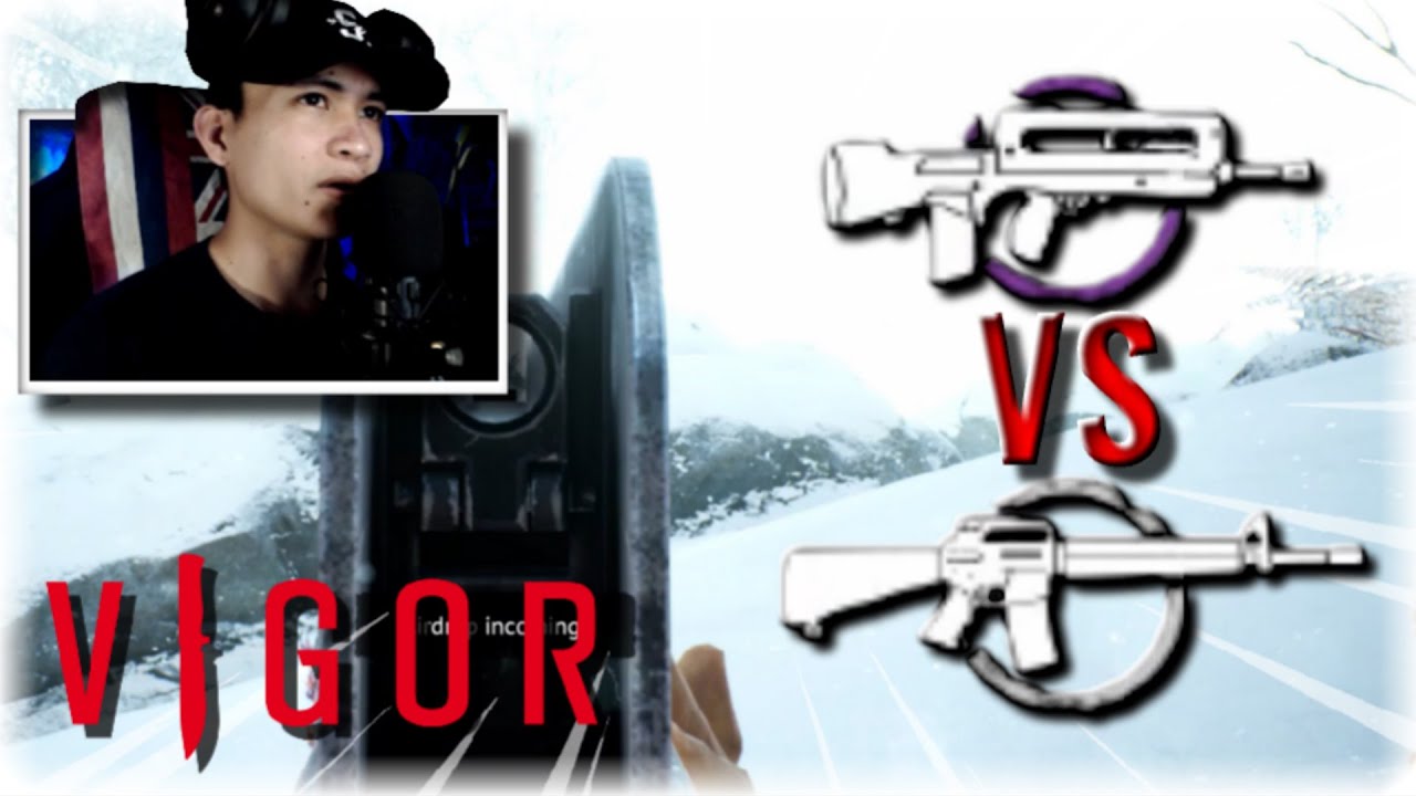 Vigor: Which is Better? *ES16A2 or Bugle F1* (M16 vs Famas) Burst Rifles/Guns (Vigor Gameplay)