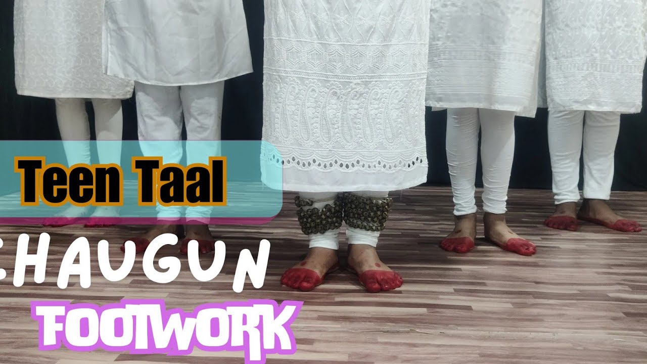 Teen Taal Chaugun Kathak Footwork || classical dance || kathak dance || Dance
