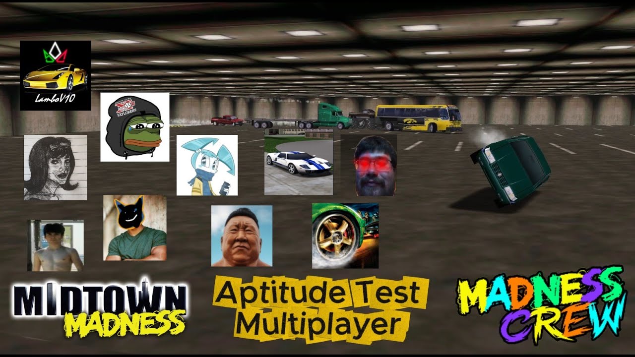 Midtown Madness 1: Aptitude Test with the Madness Crew! #4 | Anthon Finds a New 