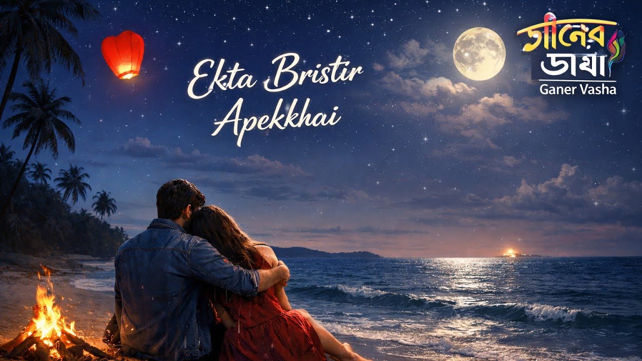 Ekta Bristir Apekhhai (একটা বৃষ্টির অপেক্ষায়). Romantic Bengali Song. New Bengali Song.