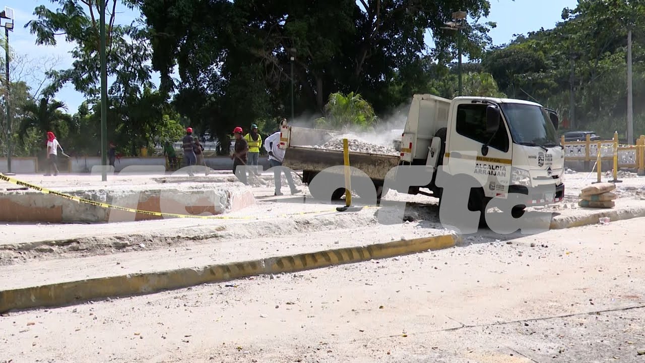 Ministerio Público y DIJ realizan inspección tras demolición de monumento chino
