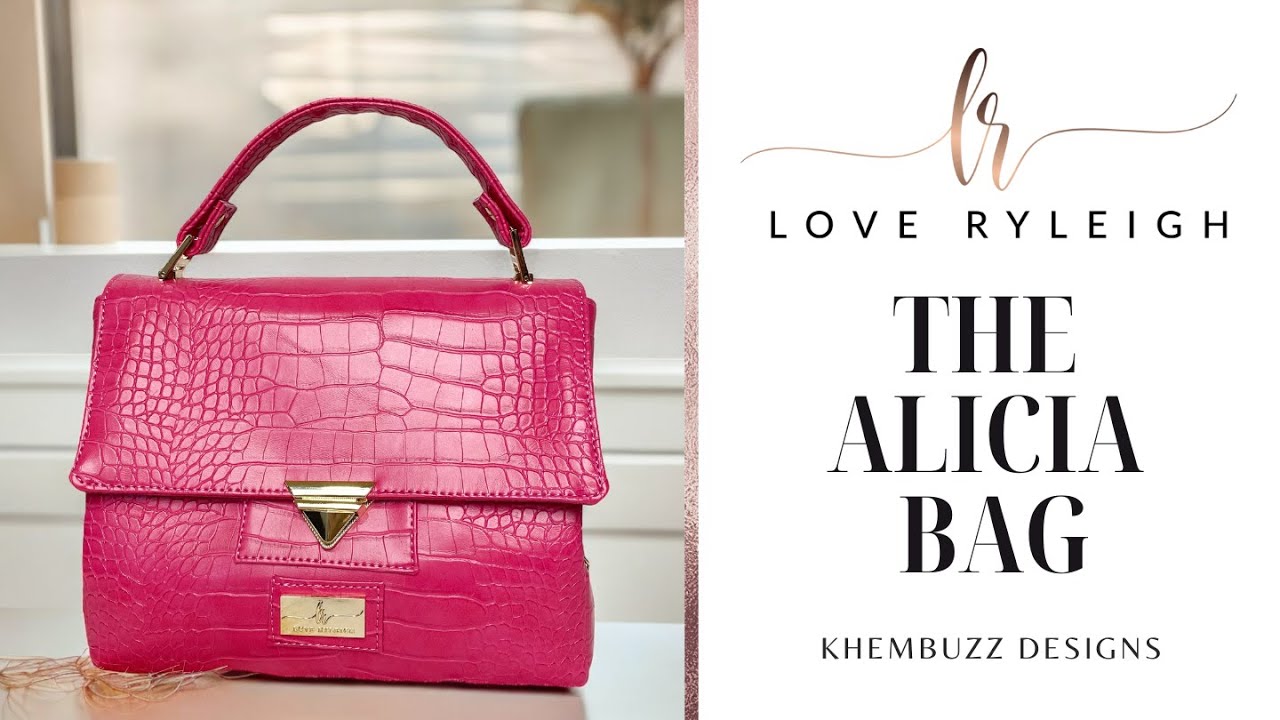 Sewing the Alicia Bag by Khembuzz... the most beautiful bag i've made so far!