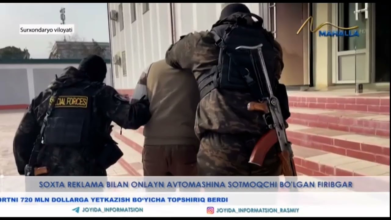 Soxta reklama bilan onlayn avtomashina sotmoqchi bo'lgan firibgar (Surxondaryo)