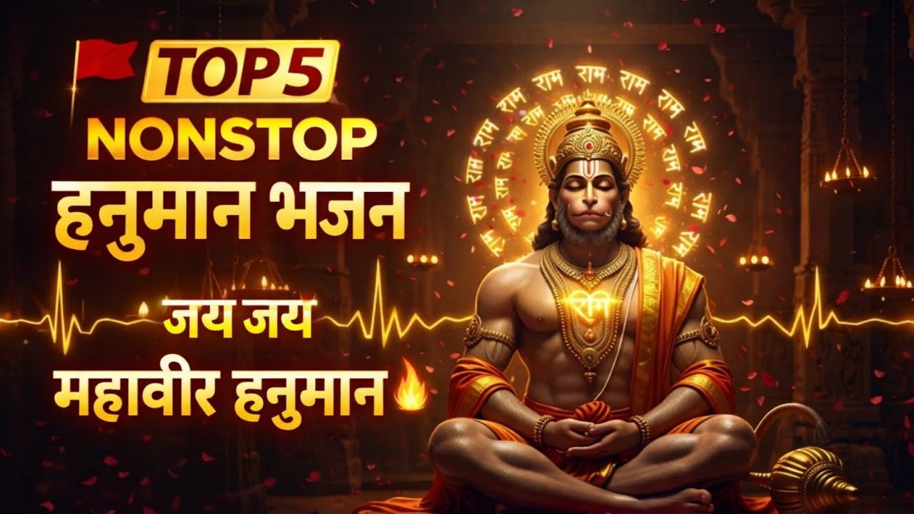 🚩 महावीर हनुमान की महाशक्ति | Top 10 Hanuman Bhajans NONSTOP 🔥 That Touch the Soul#hanuman
