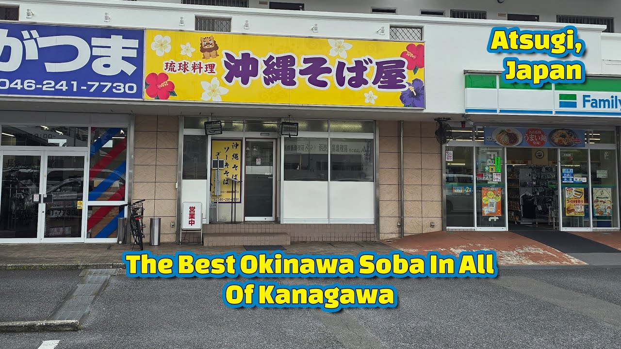 I Ate AMAZING Okinawa Soba for Lunch in Atsugi Japan