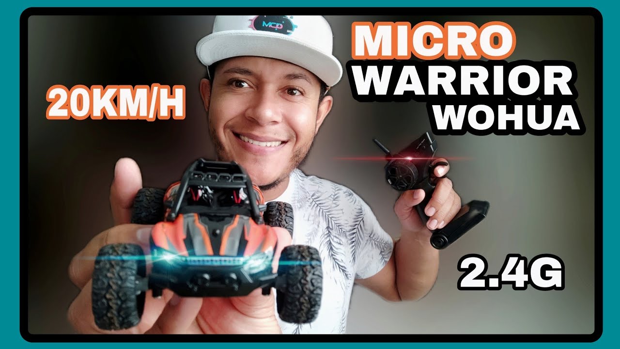 VEJA ISSO! RC CARRINHO DE CONTROLE REMOTO MICRO WARRIOR WOHUA S801 ESCALA1:32 2.4GHz @RICKGOMES091