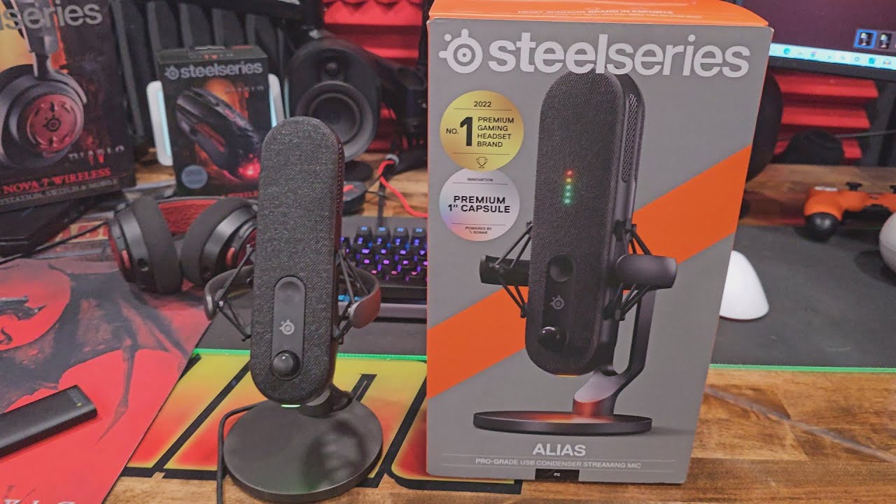 NEW SteelSeries Alias Mic. Unboxing (SteelSeries 12% Promo Code)