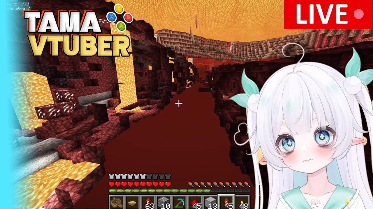 Minecraft #58 Tamavtuber - đ&agrave;o netherite