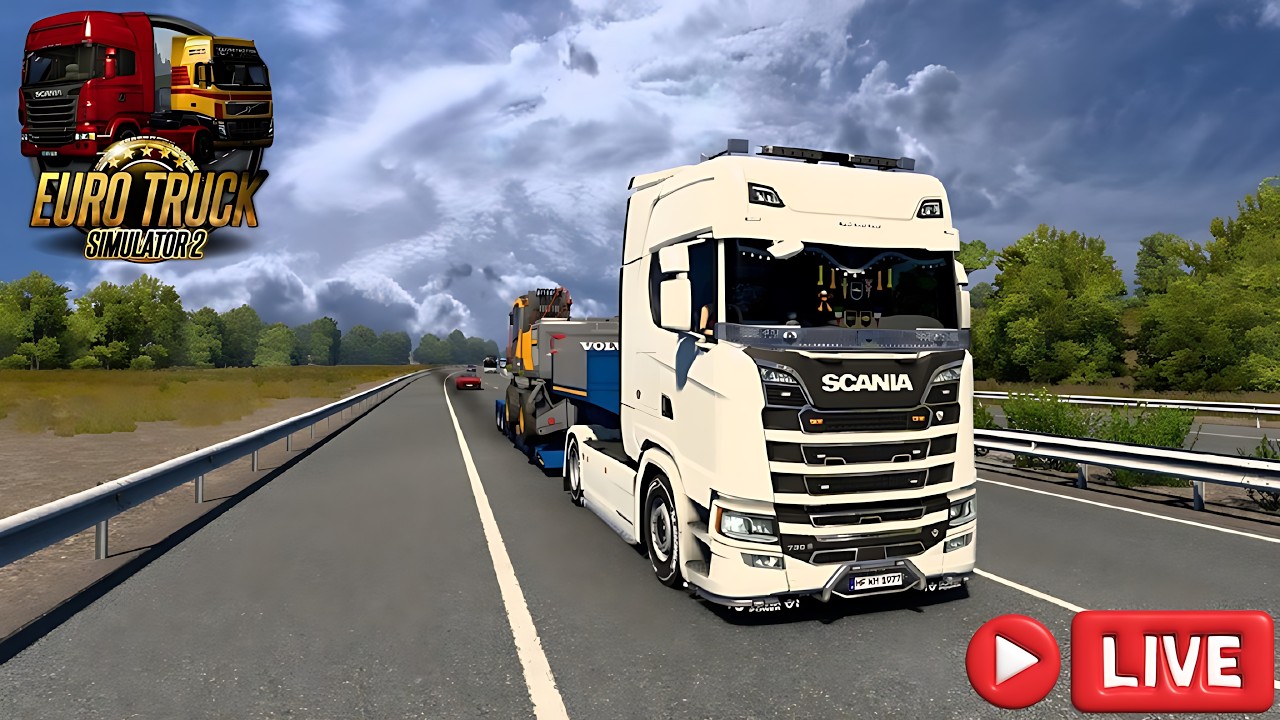 🔴 #ets2mods   1.58 ПРОБУЮ НОВУЮ СКАНИЮ, ВОЗИМ ГРУЗЫ ОБЩАЕМСЯ  !!!