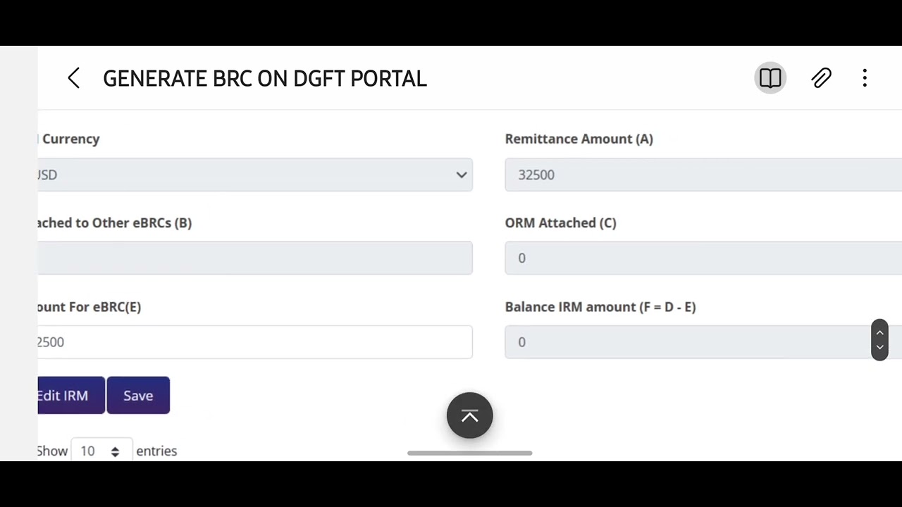 Generate E BRC on DGFT Portal #dgft