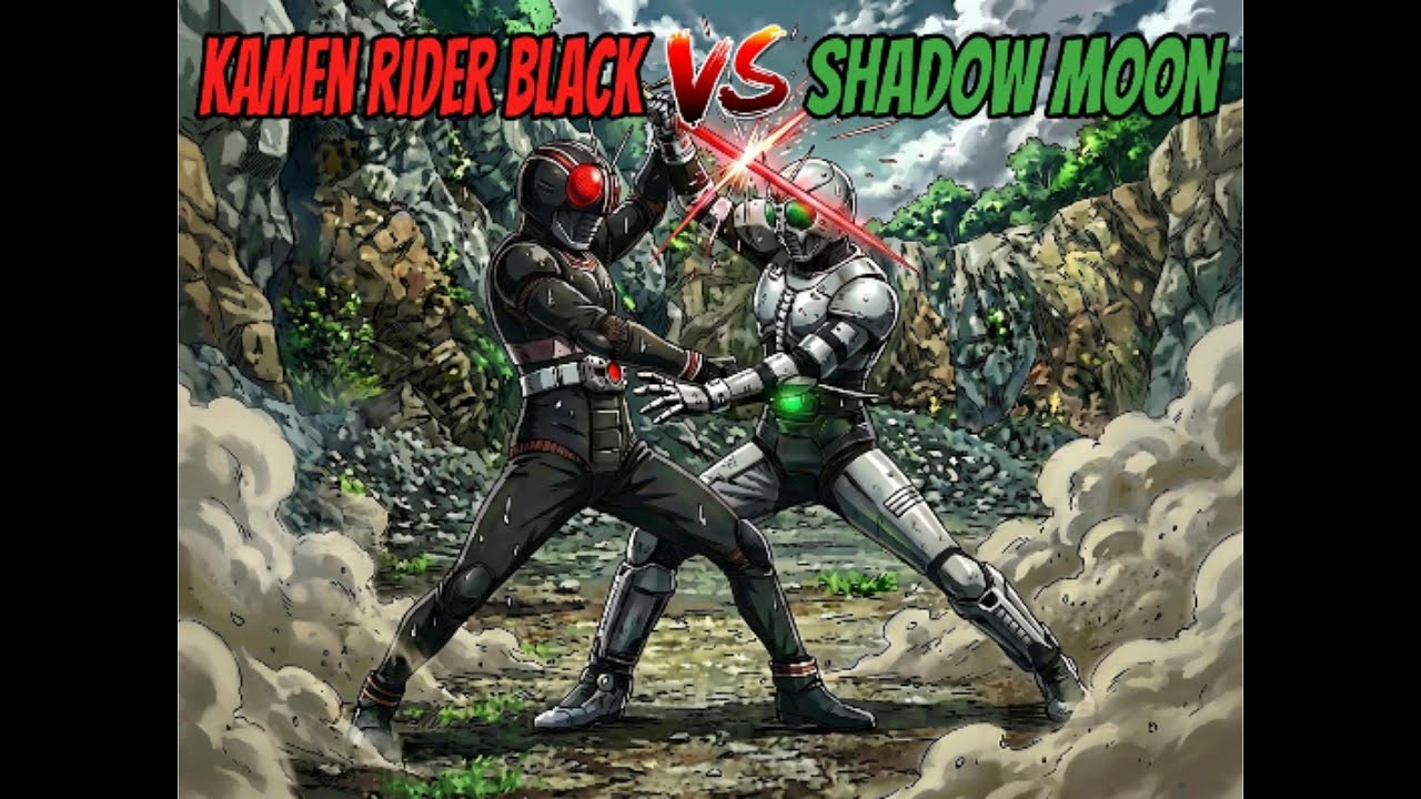 Kamen Rider Black Vs Shadow Moon Anime | Kamen Rider Black Fans