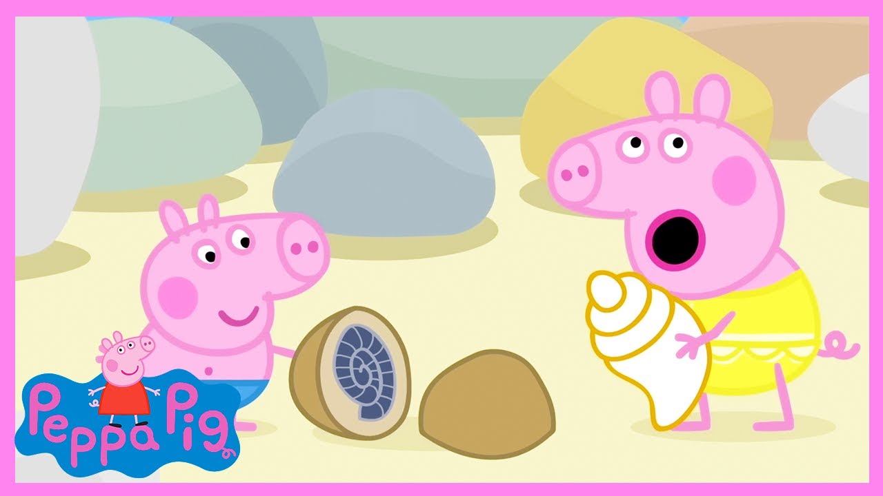Peppa Pig Sahilde Fosiller Buluyor (Derleme) | Peppa Pig Tüm Bölümler | Çocuklar İçin Çizgi Filmler