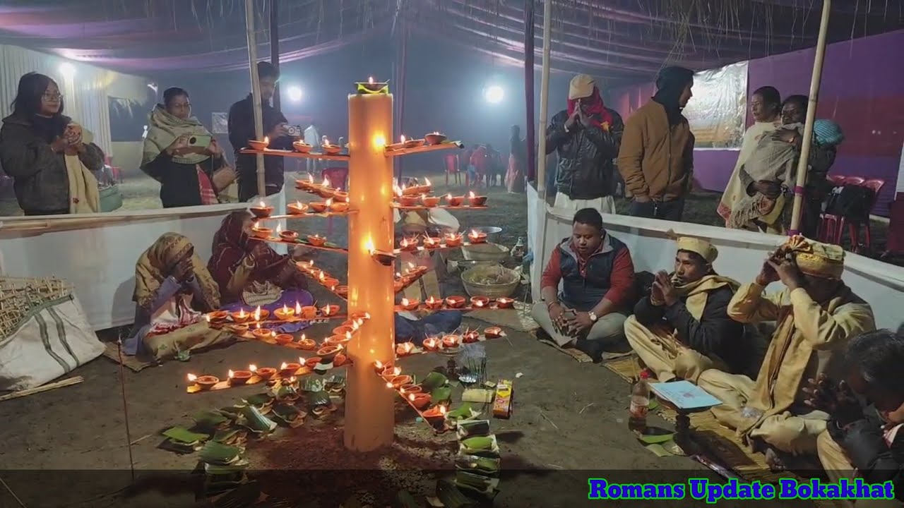 আজি টাই আহোমসকলৰ  পৰম্পৰাগত উৎসৱ  মে-ডাম্-মে-ফি ৰ ফুৰালুং পূজা বোকাখাতত#highlights 