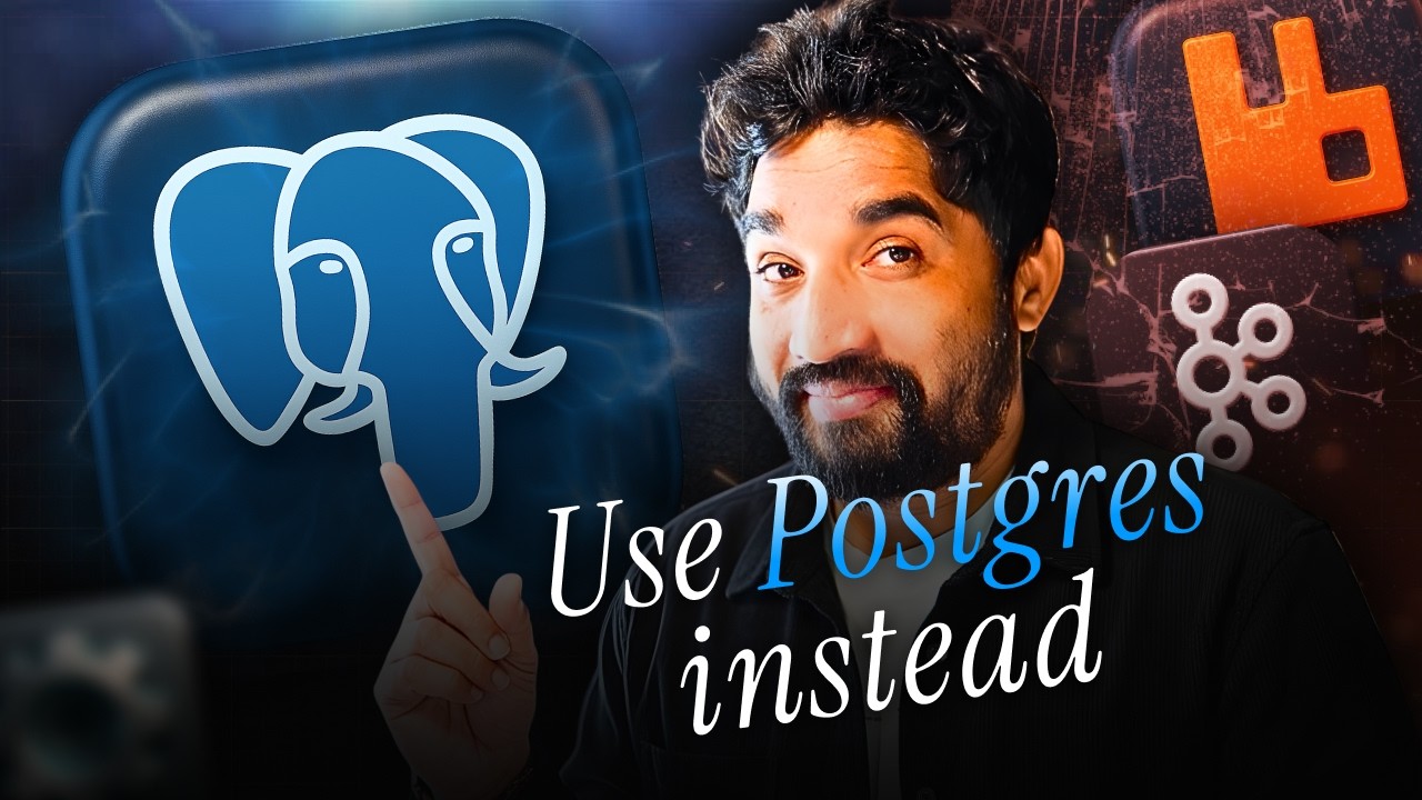 Use Postgres as a Message Queue | No RabbitMQ or Kafka | Explained in Hindi | Day 93/100
