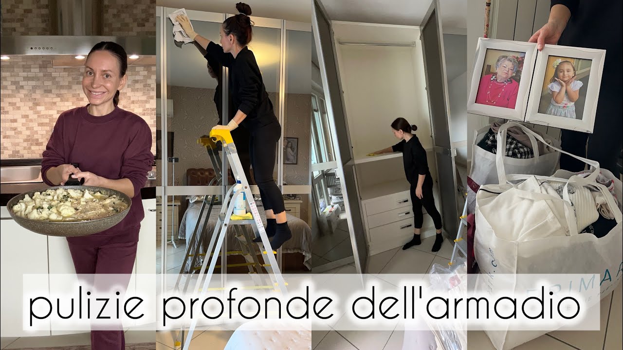 Pulizie profonde dell’armadio , cambia stagione  | Cucinato petto di tacchino e cavolfiore 