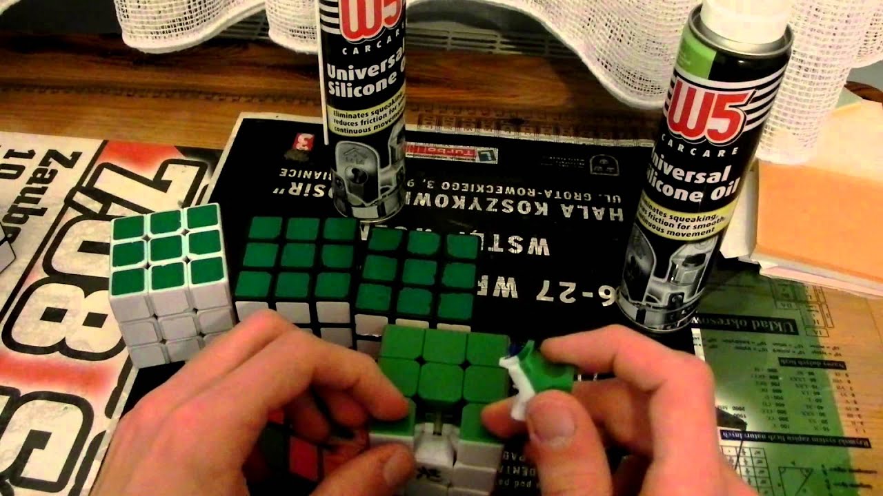 Jak posmarować Dayana 3x3x3 (oraz inną kostkę Rubika)