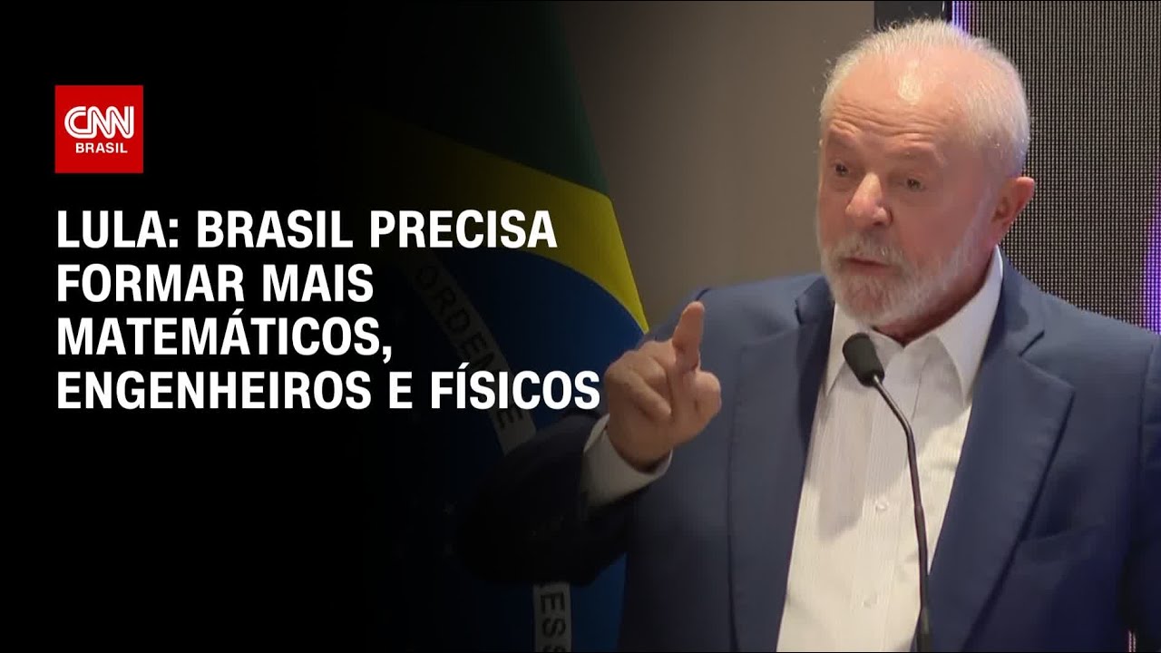 Lula fala em necessidade de formação de mais profissionais em “cursos primordiais” | CNN 360º