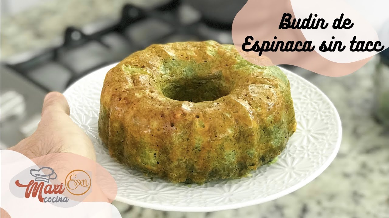 Budin de espinaca sin tacc - sin gluten