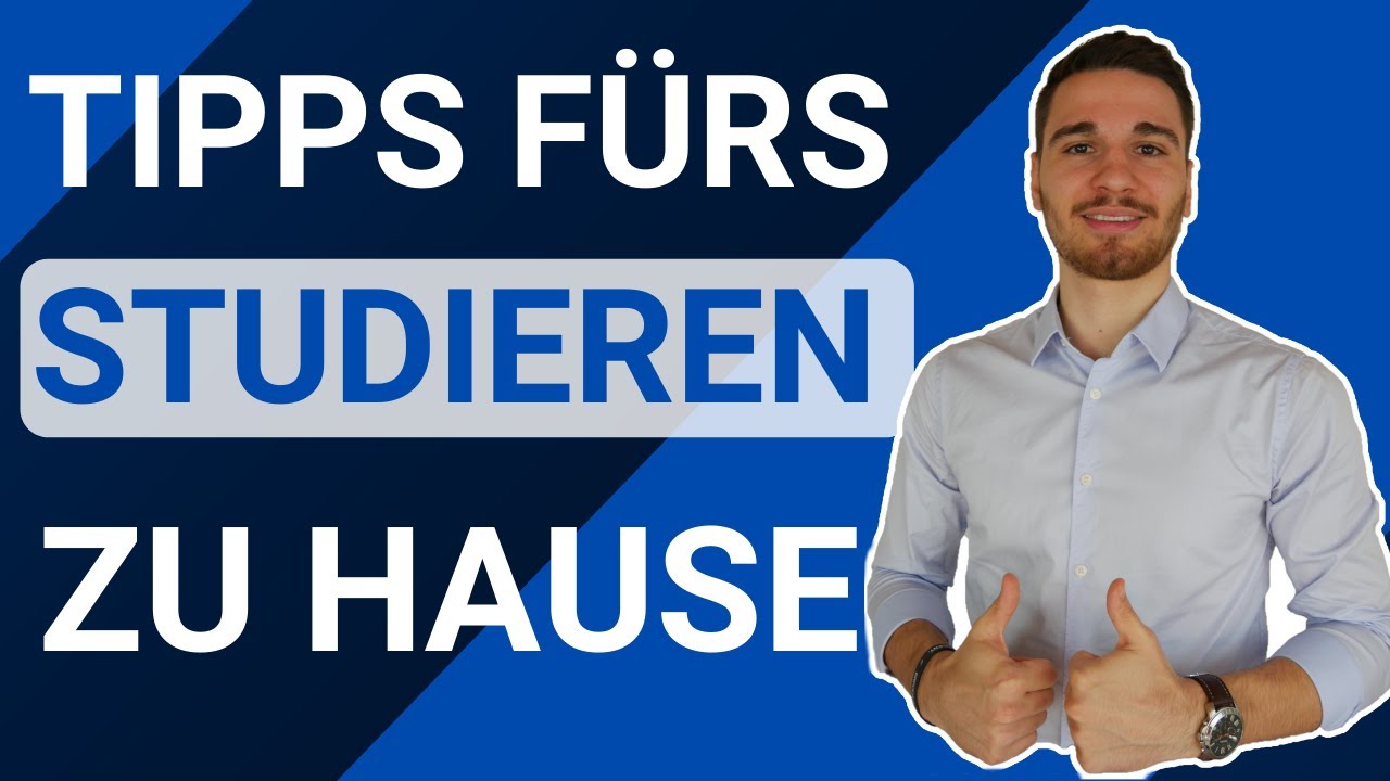 Lernen und Studieren zu Hause - So geht's!