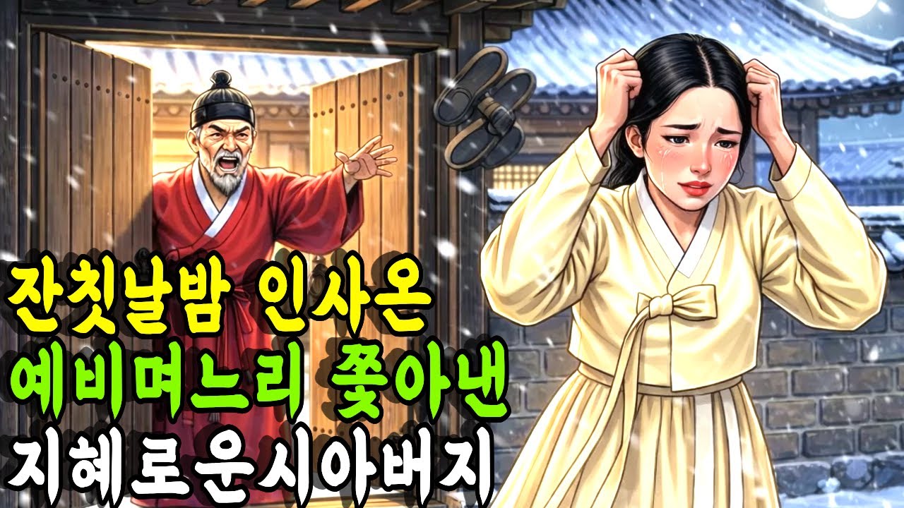 잔칫날밤 인사온 예비며느리 쫓아낸 지혜로운 시아버지|야담·설화·옛날이야기·오디오북