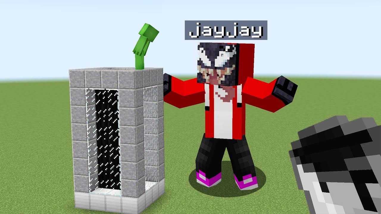 Maizen JJ is Venom? vs Mikey in minecraft (hypercow cakeman fendy)