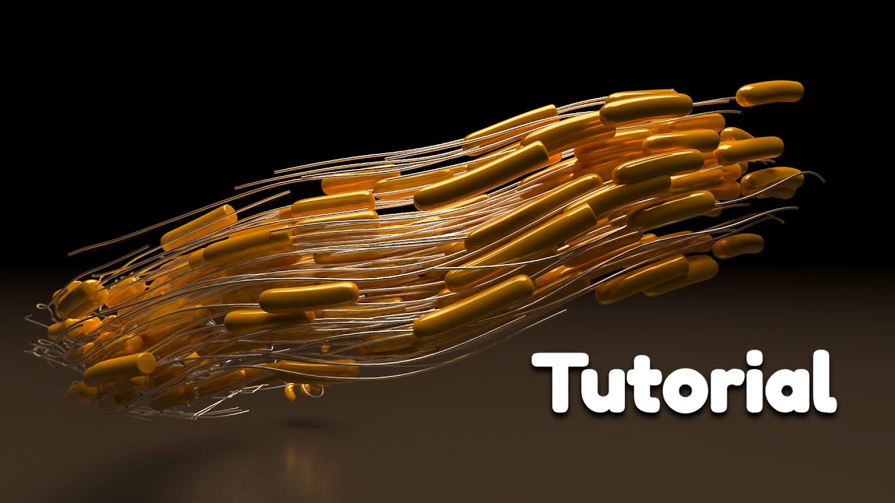 Cinema 4D - X-Particles - Follow spline - Tutorial