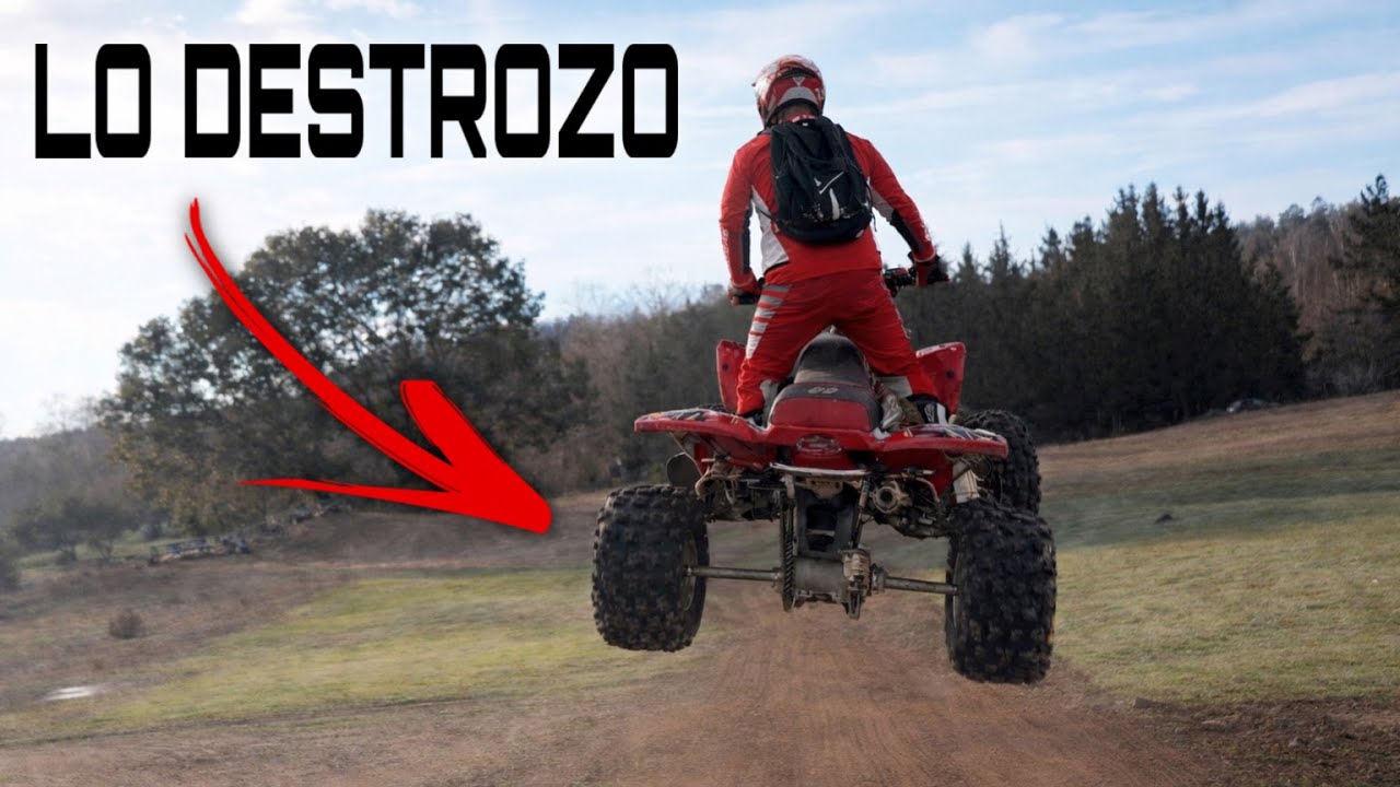 SALTANDO EN CIRCUITO Y ROMPO EL GAS GAS WILD 300