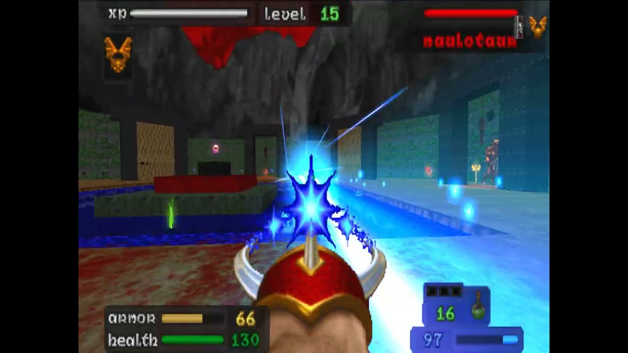 Brutal Heretic E2M8: The Portals of Chaos (Boss Level) (Black Plague Possesses Thee Difficulty)