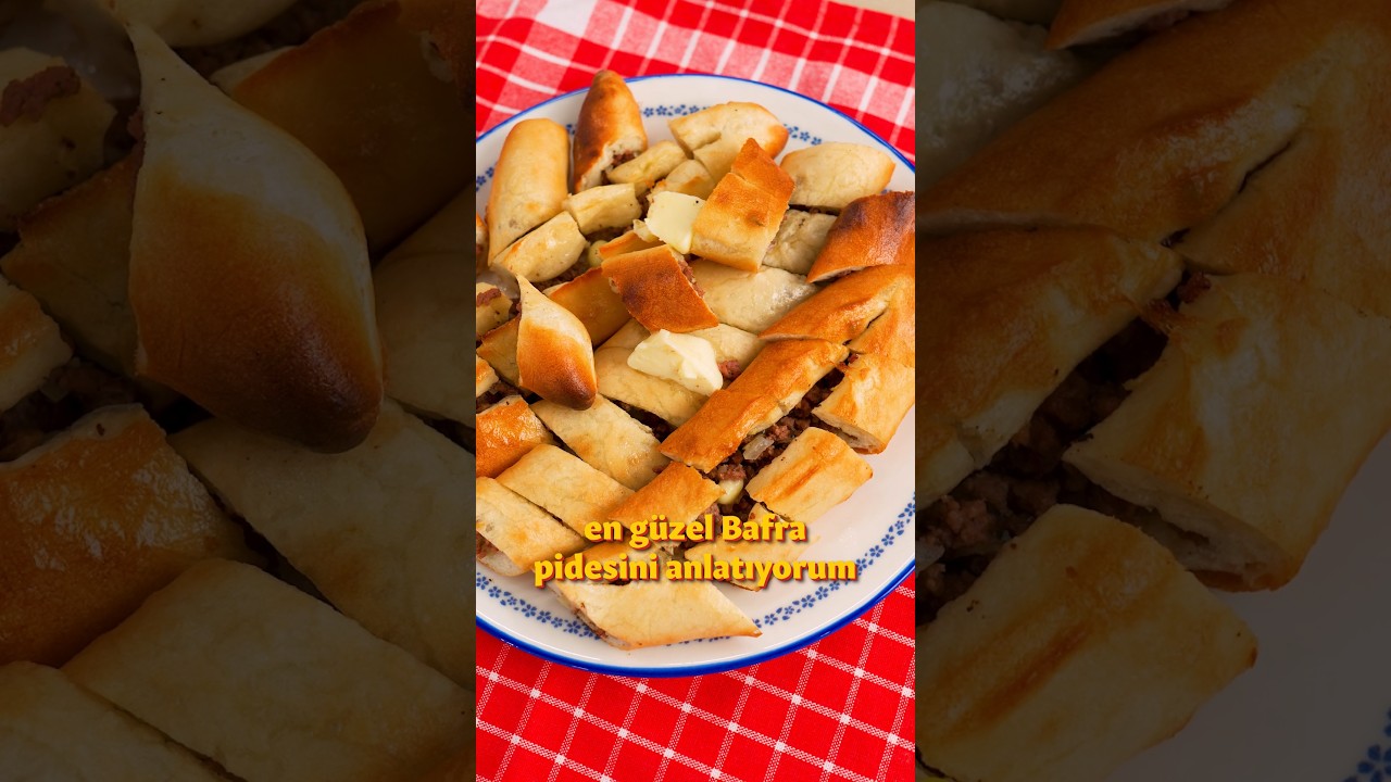 Evde M&Uuml;KEMMEL BAFRA PİDESİ 🧀🥖✨ #yemekcom #pidetarifi #bafrapidesi