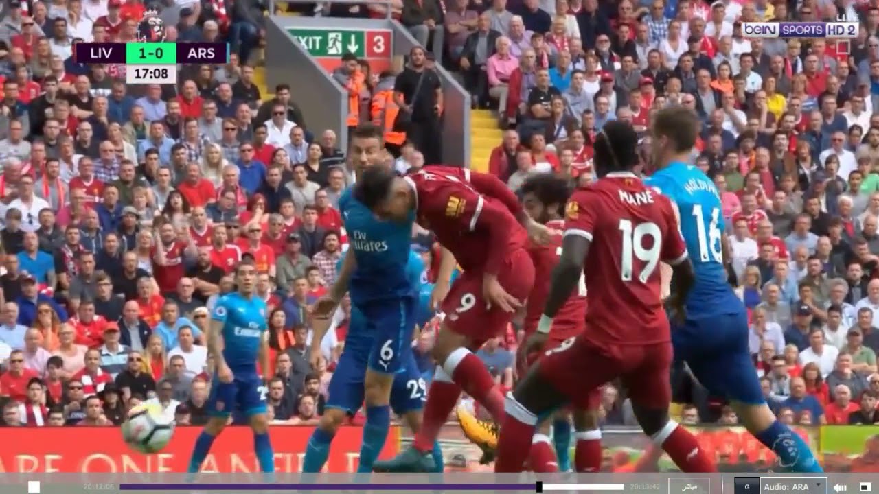 Rampant Red Liverpool against  Arsenal  EPL 27 8 2017