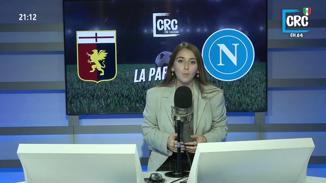 LIVE:LA PARTITA DI CRC GENOA-NAPOLI  07/02/2026
