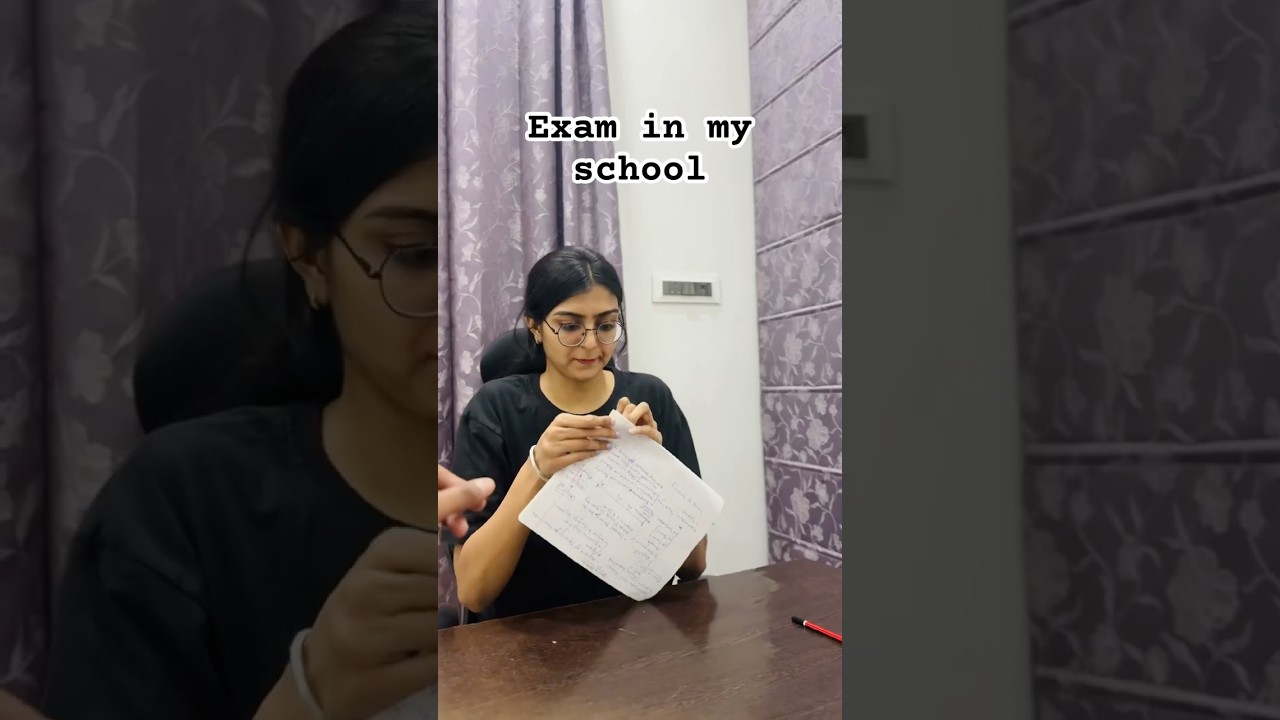 When tying thread is harder than actual exam😢 #ruruverse #funny #school #exam #relatable #comedy