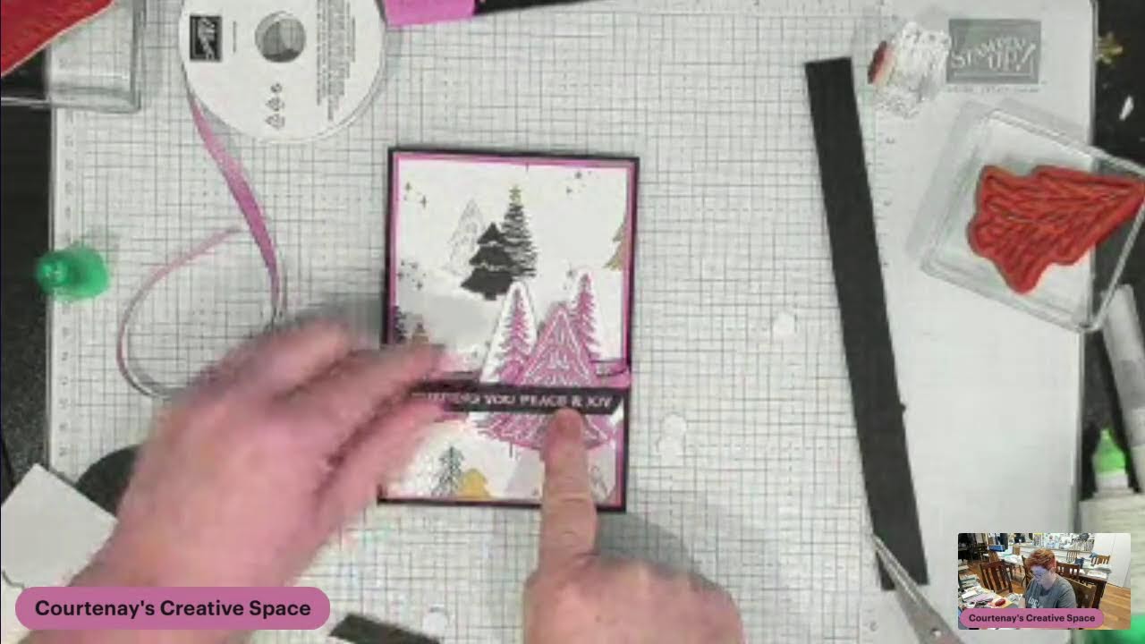 Stampin' Up! Ornamental Christmas in Petunia Pop - Hooray it's Thursday with Court 06/11