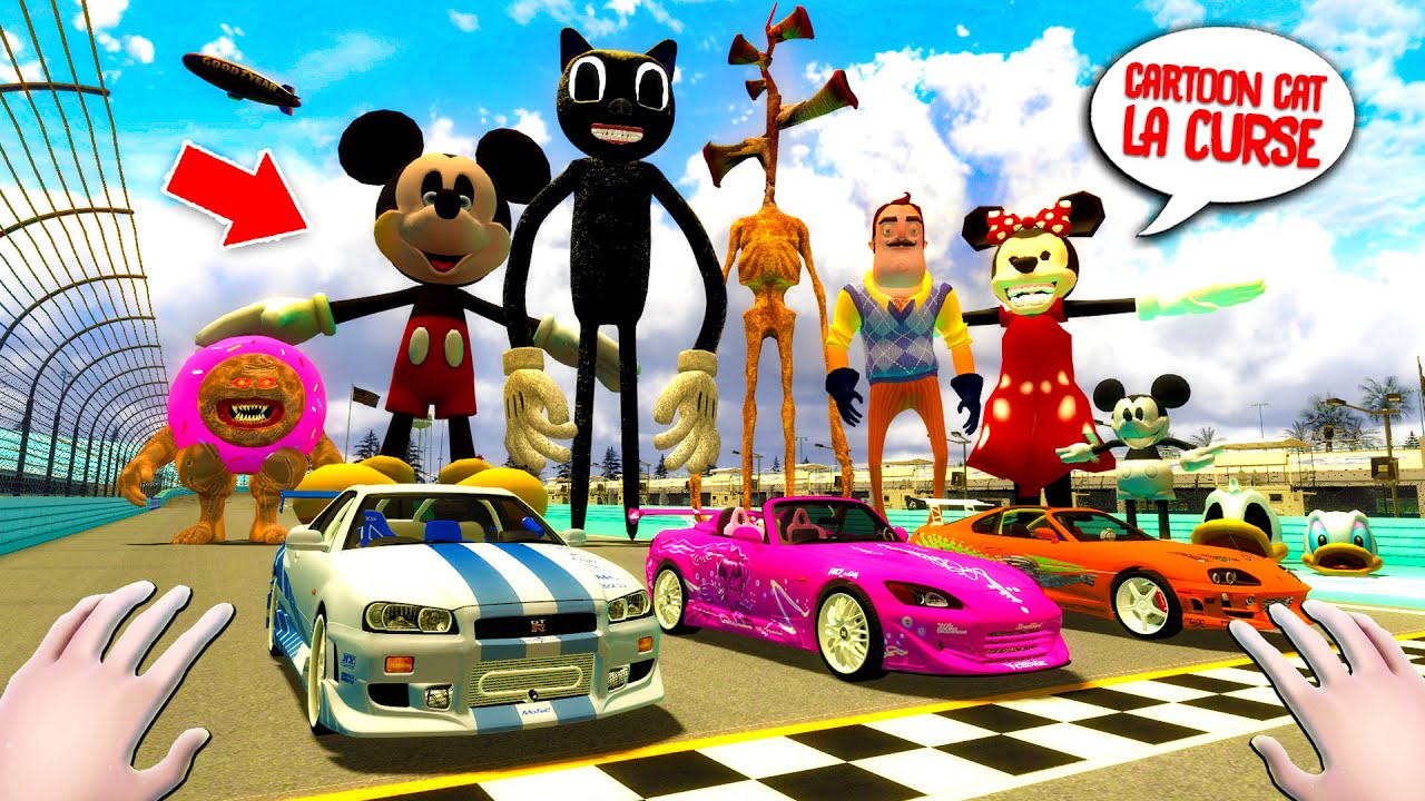 CARTOON CAT + MICKEY la CURSE la 1 DIMINEATA!
