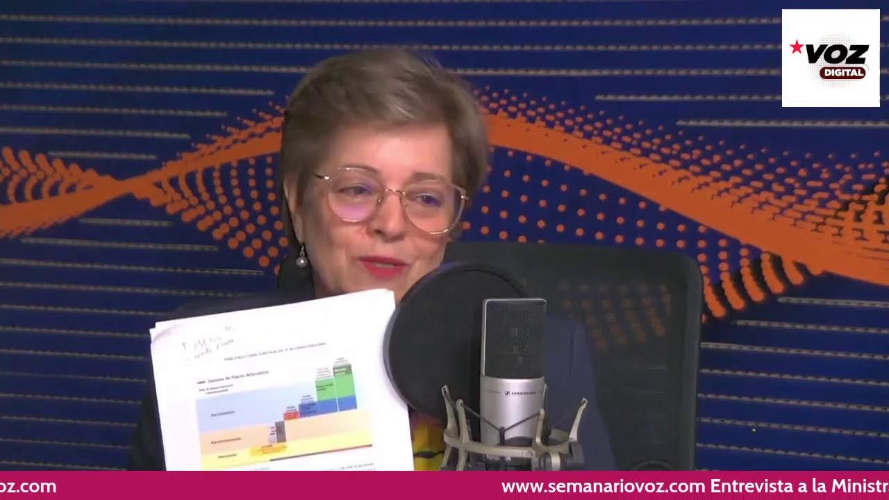 Entrevista a la ministra Gloria In&eacute;s Ramirez