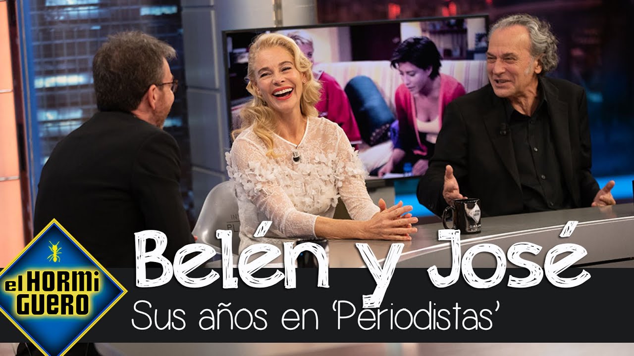 La nostálgica foto de Belén Rueda y José Coronado durante su etapa en 'Periodistas' - El Hormiguero