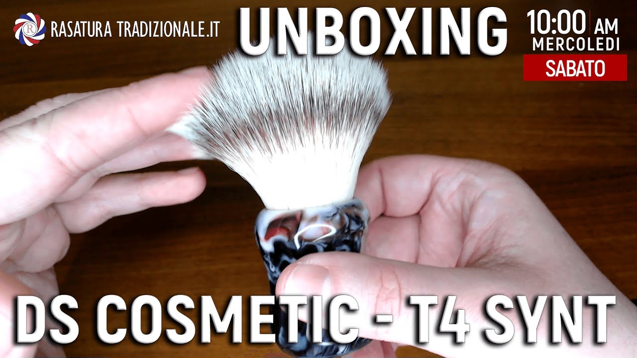 DS Cosmetic T4 Sintetico - Unboxing - Rasatura tradizionale