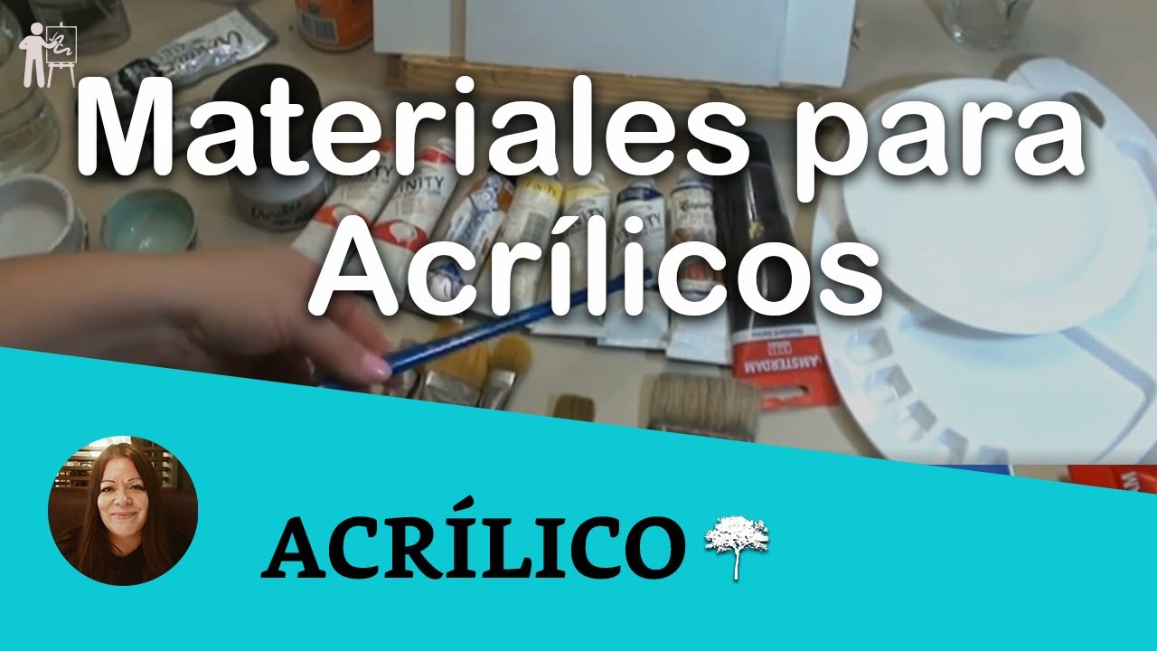 🎨ACRÍLICO MATERIALES para comenzar a pintar - Acrylic Materials to paint