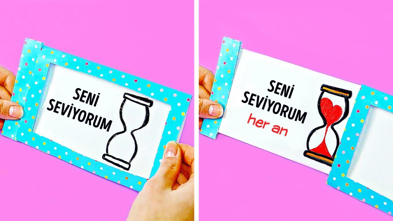 HEDİYE ETTİĞİNİZ KİŞİYİ ÇOK MUTLU EDECEK 23 SEVİMLİ 3 BOYUTLU KART