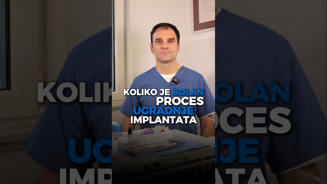 Da li je ugradnja zubnih implantata bolna procedura?