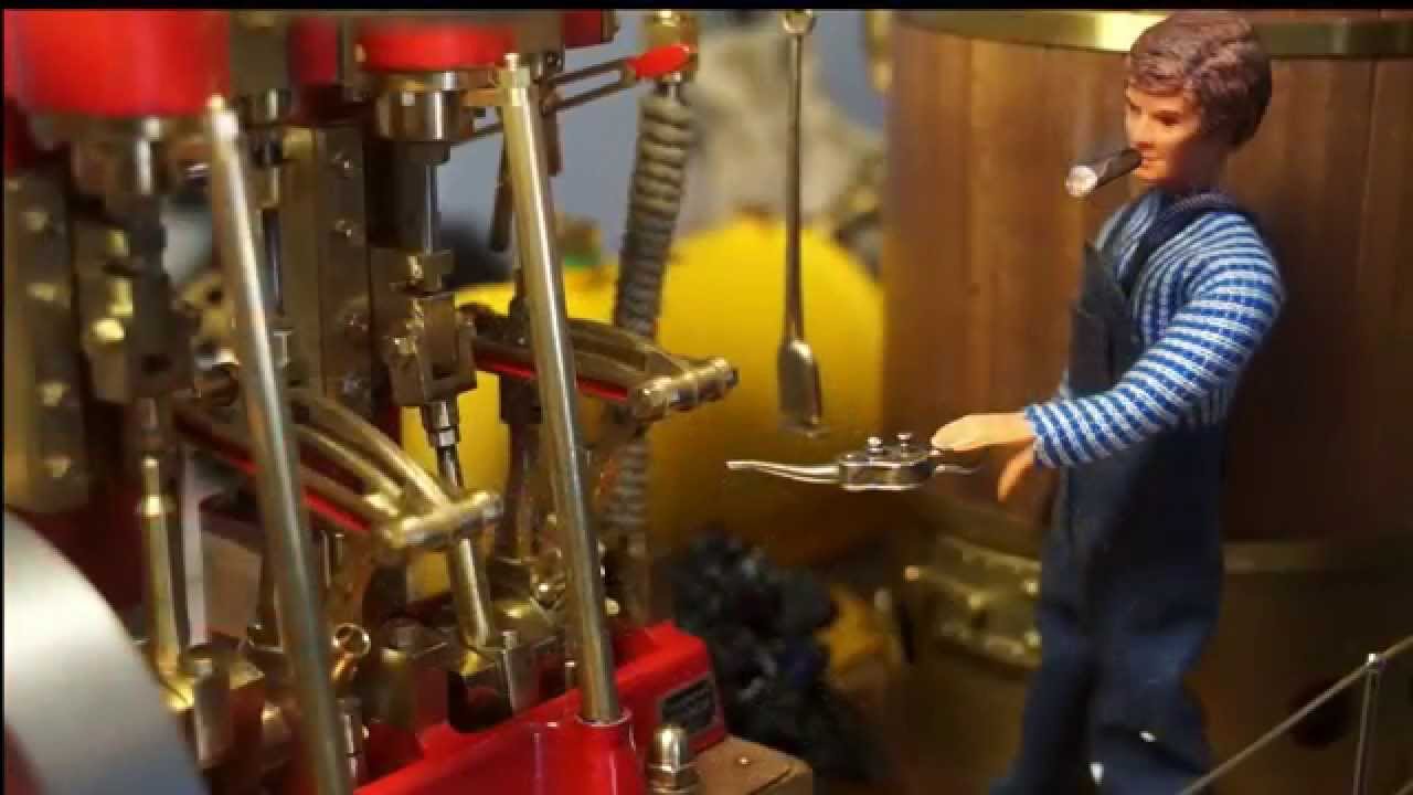 Modell - Schiffsdampfanlage 