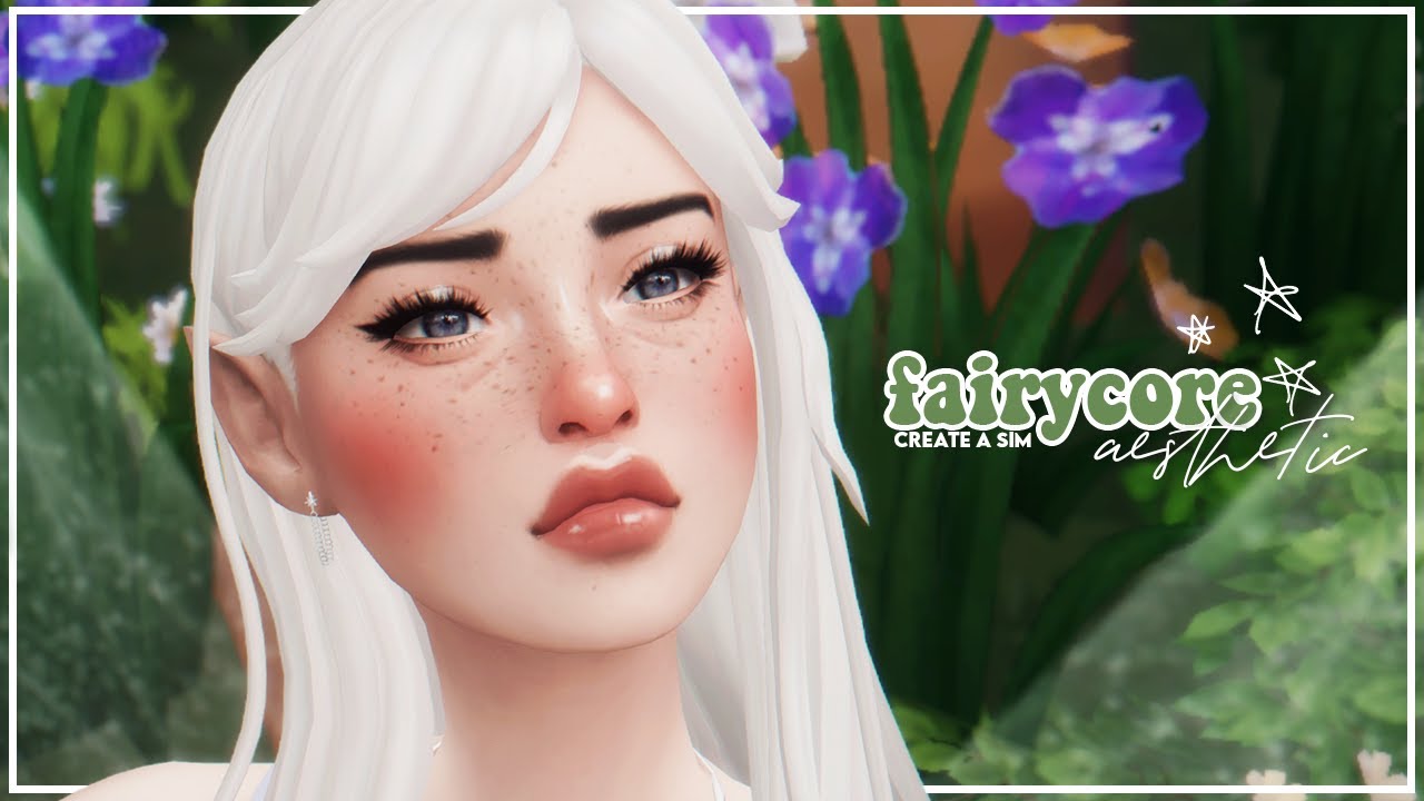 Fairycore Aesthetic 🧚✨ + CC Links | The Sims 4: Create A Sim (CAS)