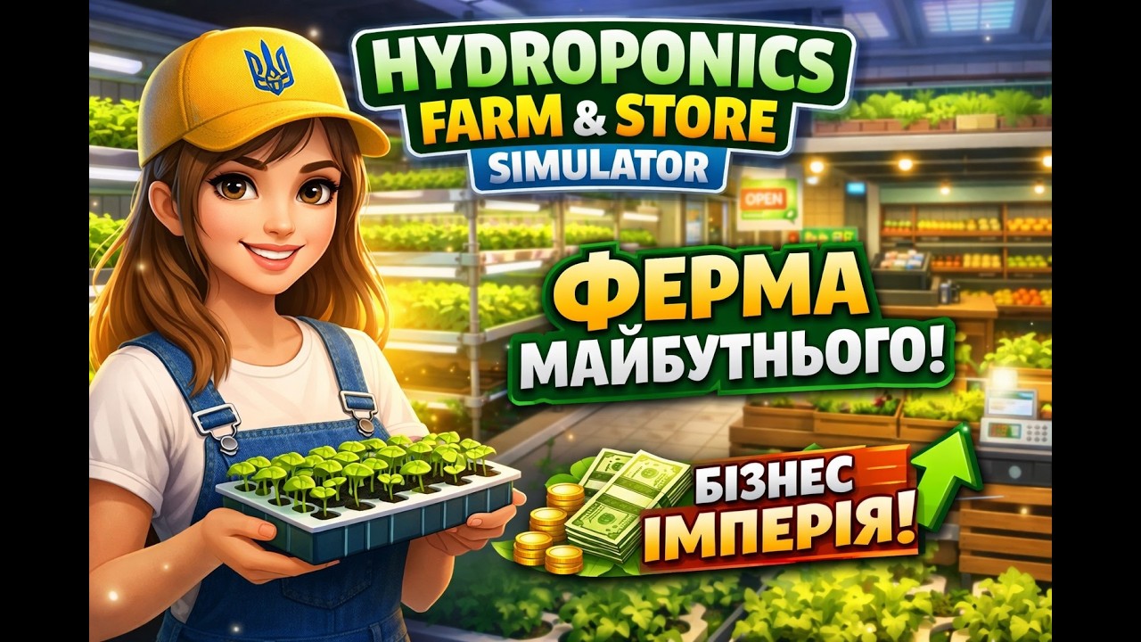 🌱 Hydroponics Farm and Store Simulator — створюємо ферму майбутнього з нуля!