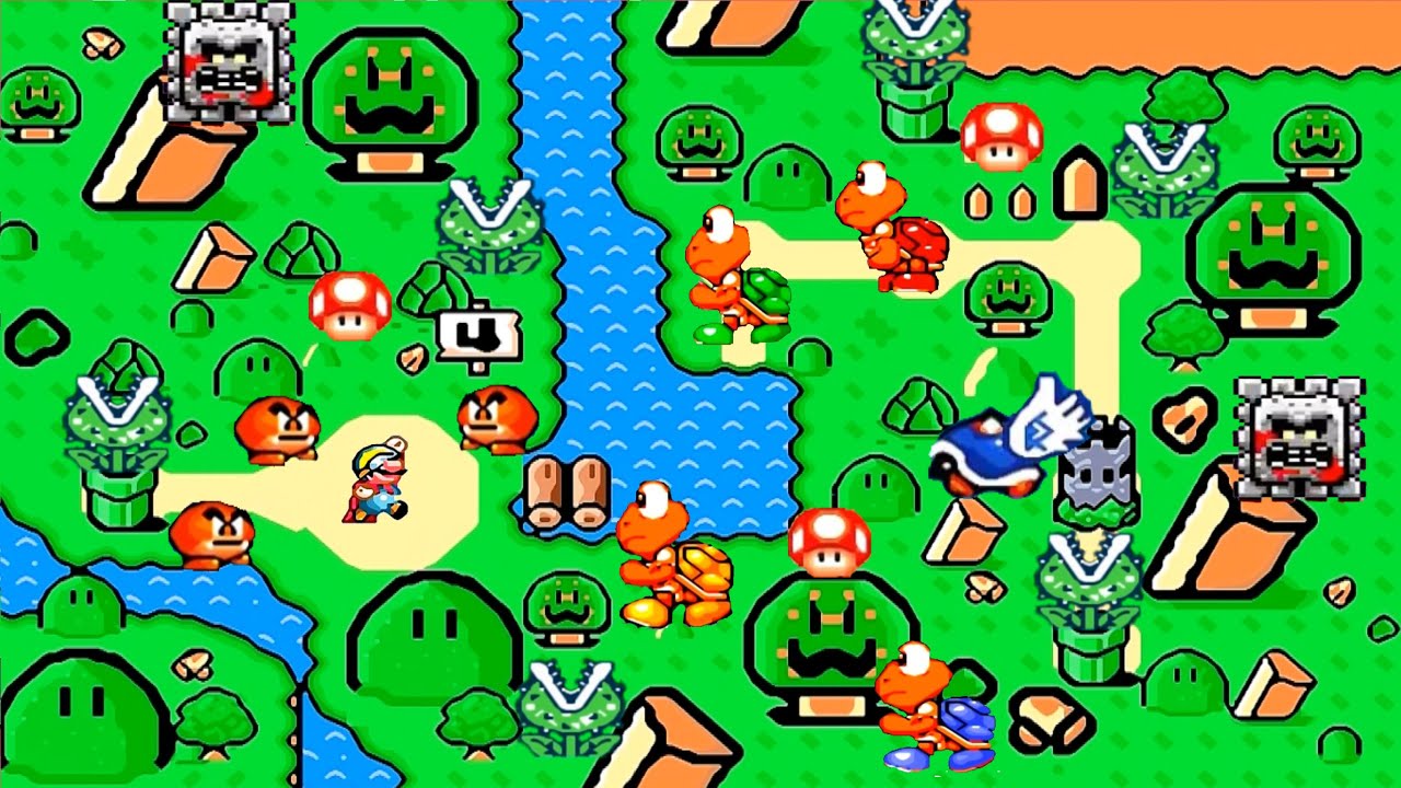 Super Mario World HD: An Amazing Mario Adventure 2: World 4 & World 5: Giant Land